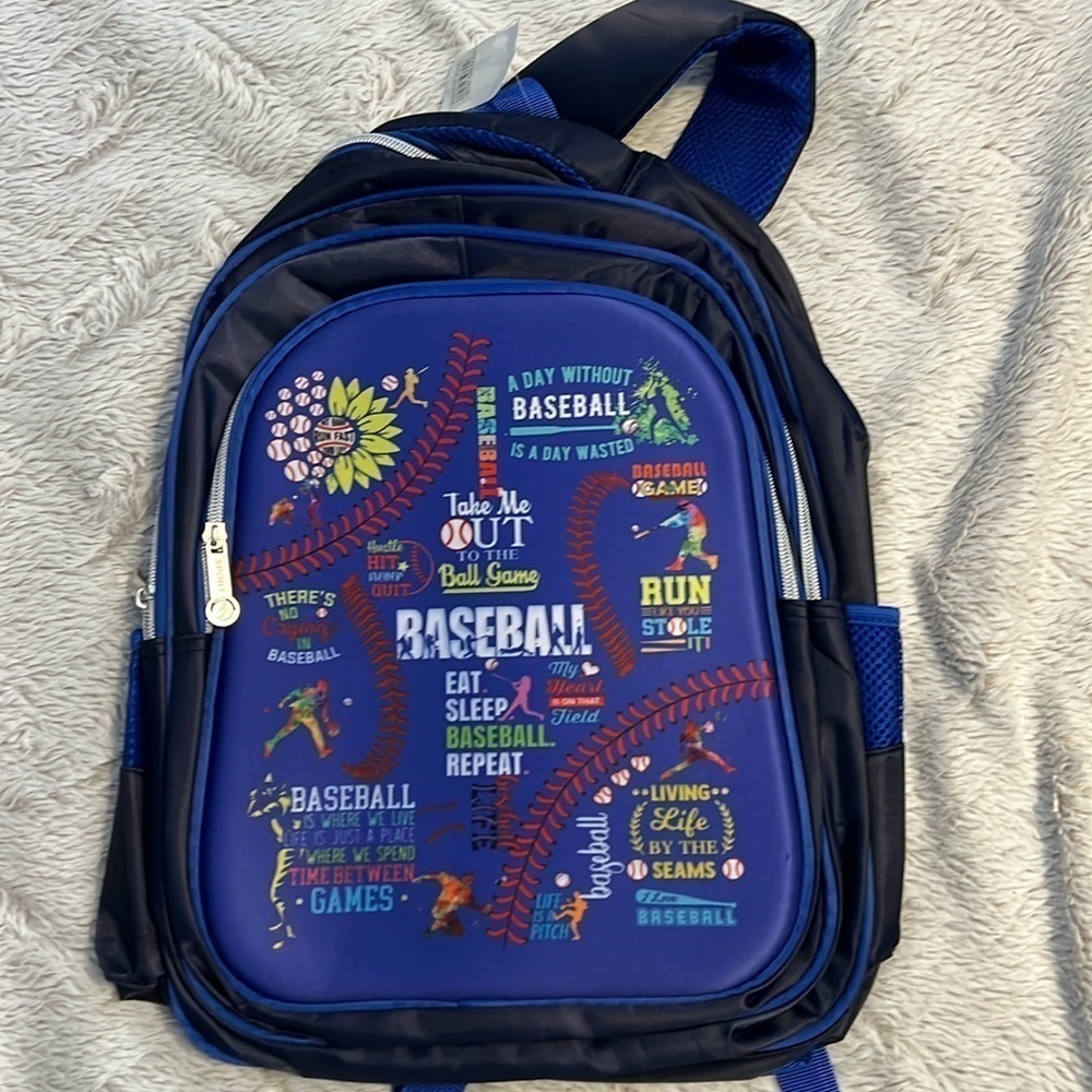New Baseball Bookbag